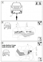 Фаркоп 1241-A Oris на Lada Granta универсал 2018-, Granta Cross 2019-, Granta седан 2011-, Granta лифтбек 2011-, Lada Kalina 1118 седан 2004-2013, Kalina 1117 универсал 2005-2013, Kalina 2 2194 универсал 2013-2018, Kalina Cross 2014-2018, Datsun On-d от магазина ФаркопРос